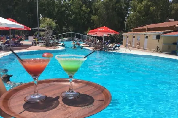 Camping Golden Sunset